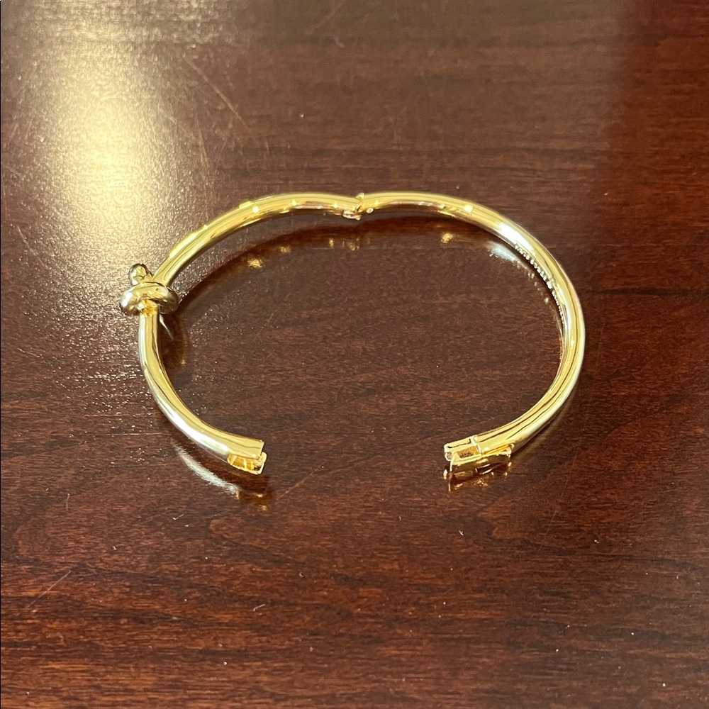kate spade Gold Knot Bangle Bracelet - Picture 4 of 5